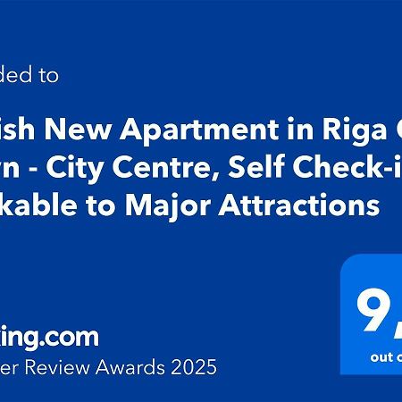 Stylish New Apartment In Riga Old Town - City Centre, Self Check-In, Walkable To Major Attractions Exteriör bild
